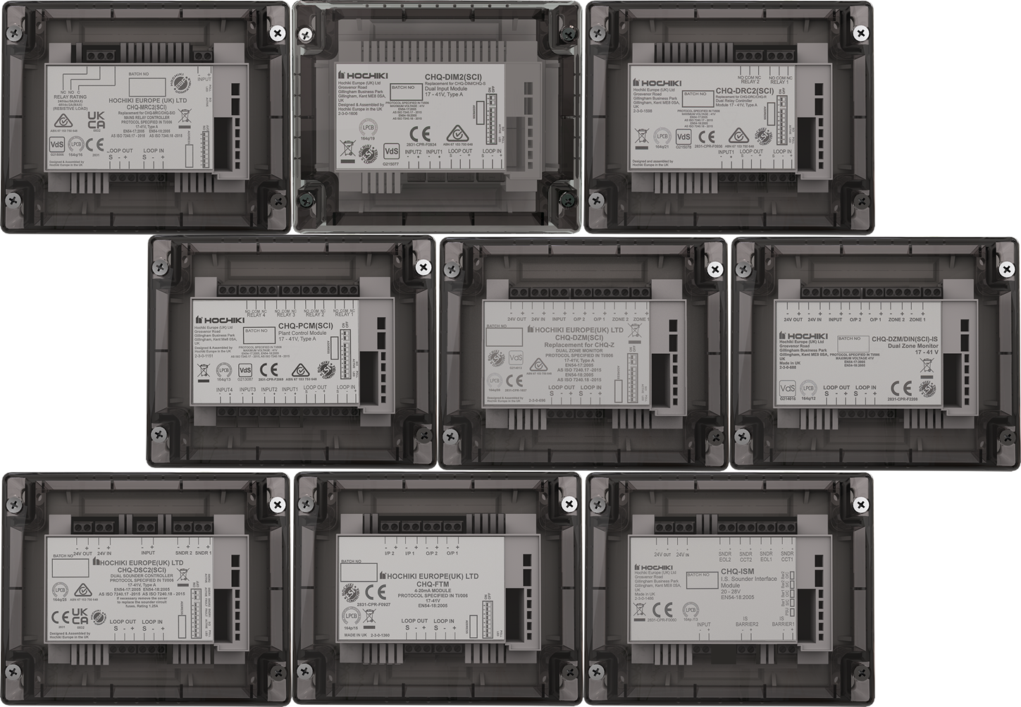 Hochiki's range of Modules