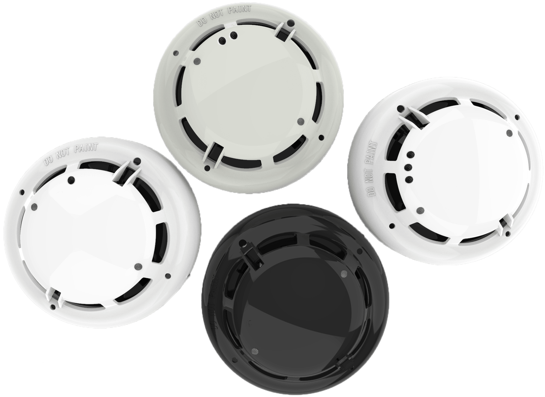 Group of different colour sensors