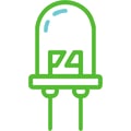 led