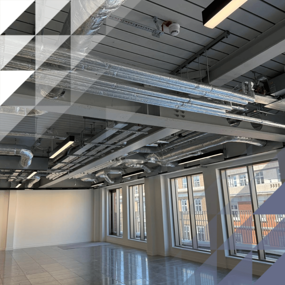 Interior of modern commercial building