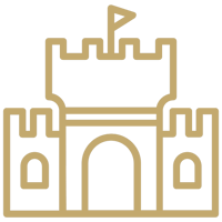 gold castle icon