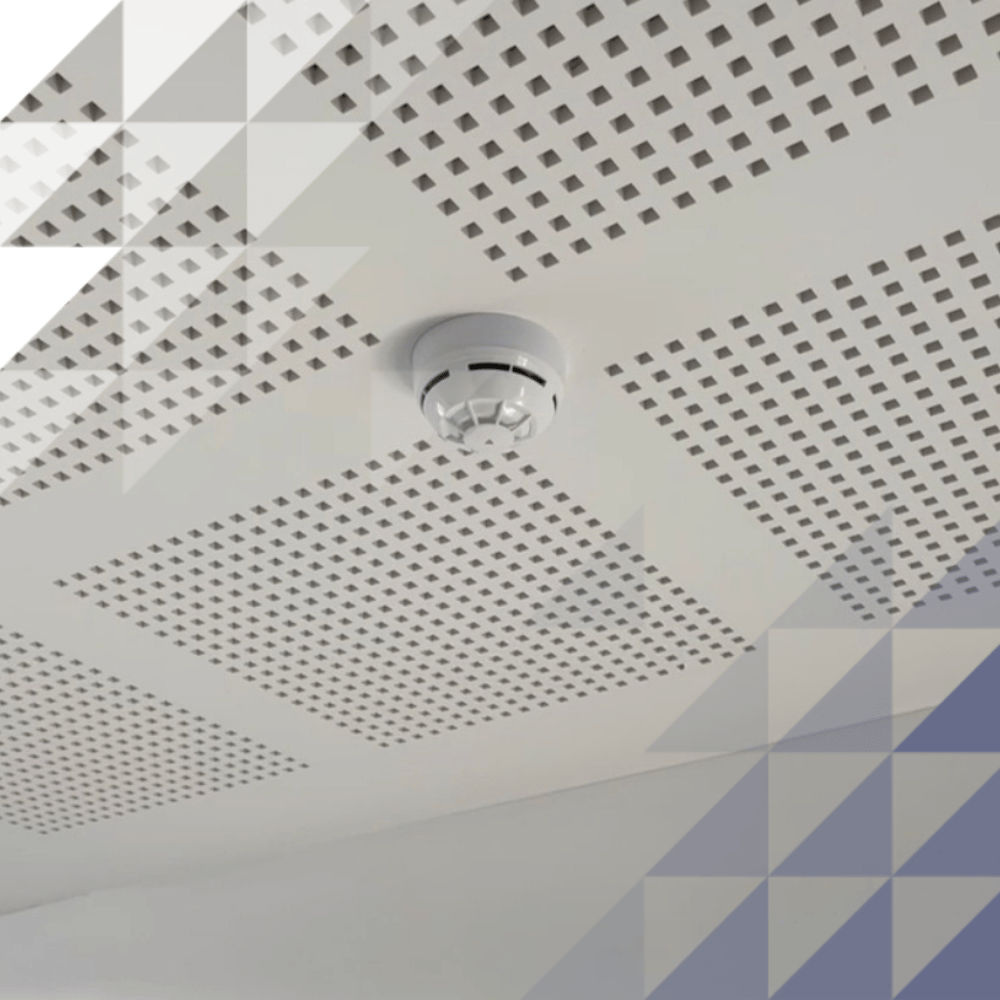Hochiki sensor installed on the wall