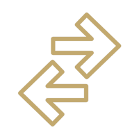 wayfinding gold icon