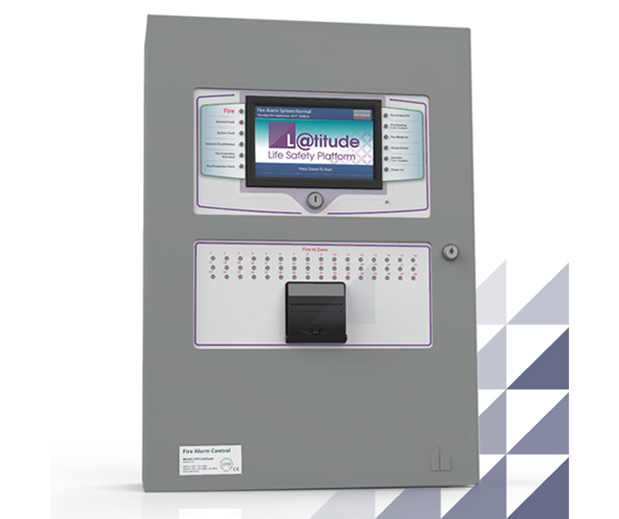 Latitide control panel