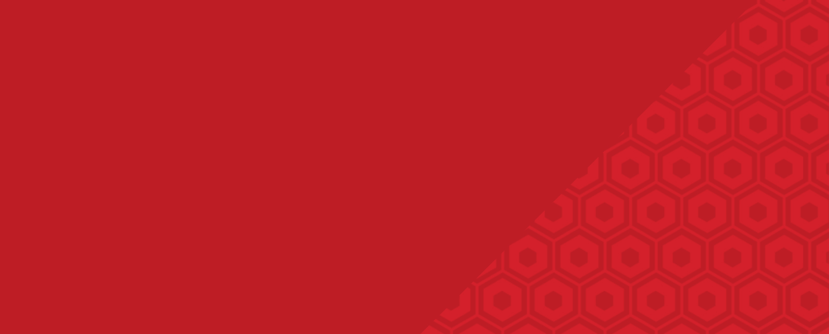 red hexagon background