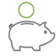 Piggy bank-icon-green
