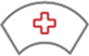 nurse hat-icon-red