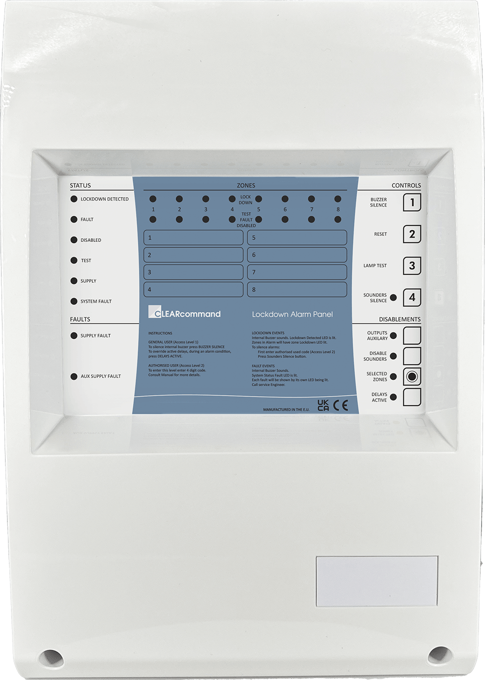 Emergency Notification Control Panel