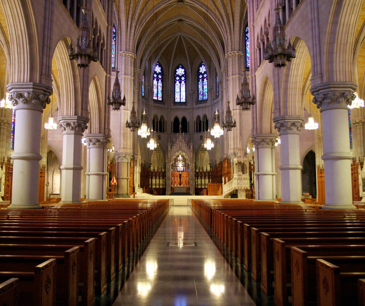 Inside of church