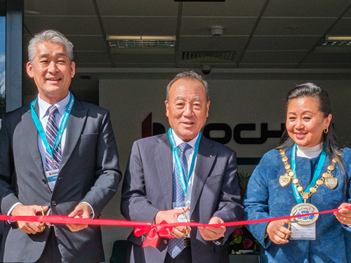 Hochiki Europe welcomes local MP and a host of dignitaries to unveil state-of-the-art multi-million-pound facility