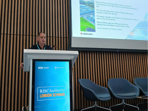 Hochiki Europe's Martin Green explores fire and water risk in data centres at RISCAuthority London Seminar